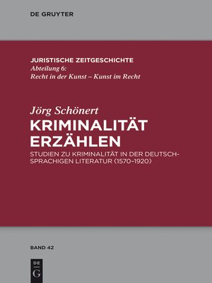 cover image of Kriminalität erzählen